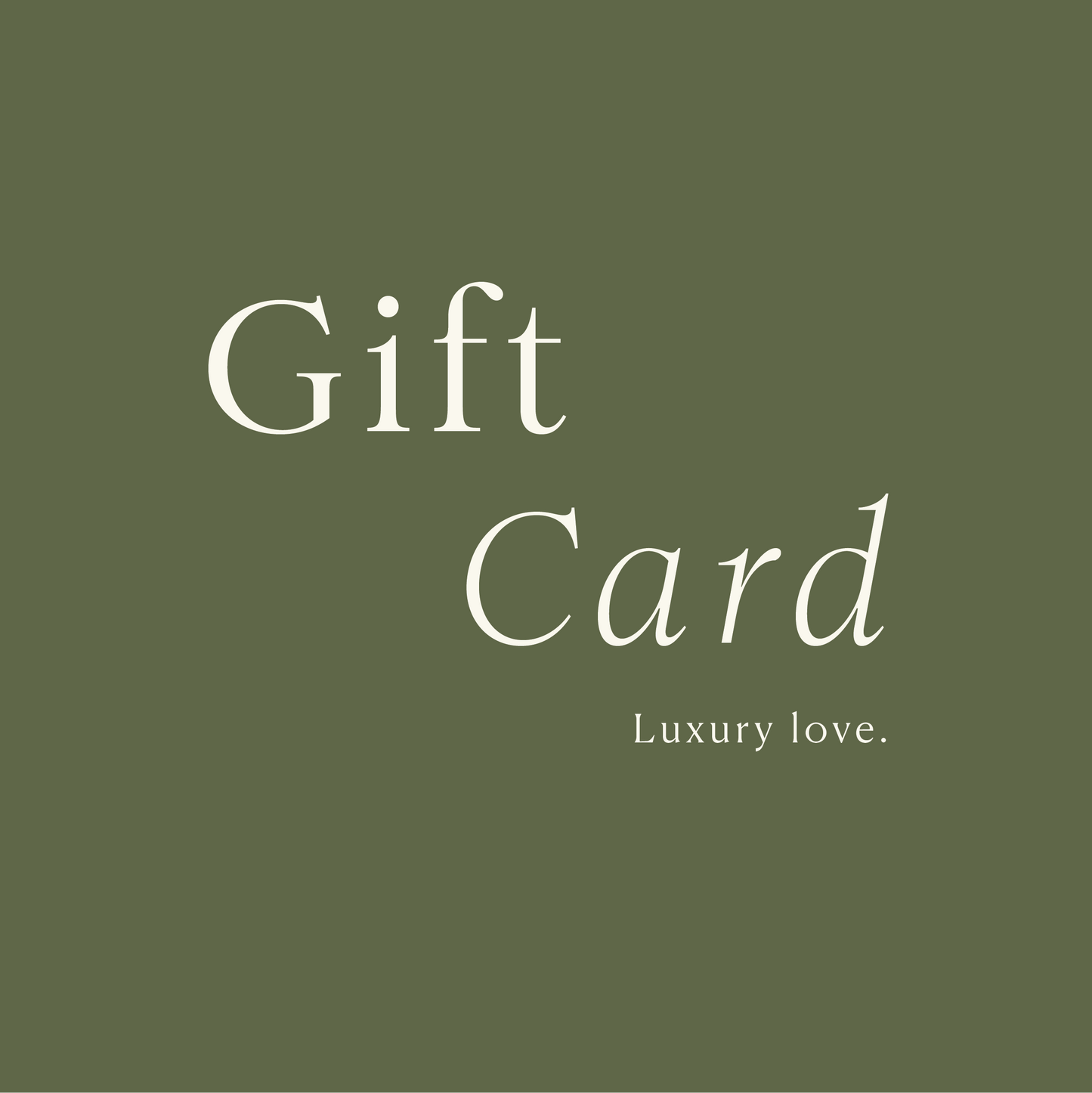 Digital Gift Card
